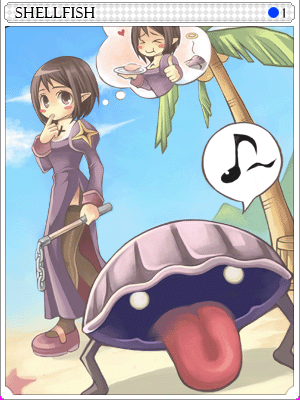 お化け貝カード