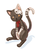 黒猫の人形