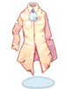 ボロボロの白い服